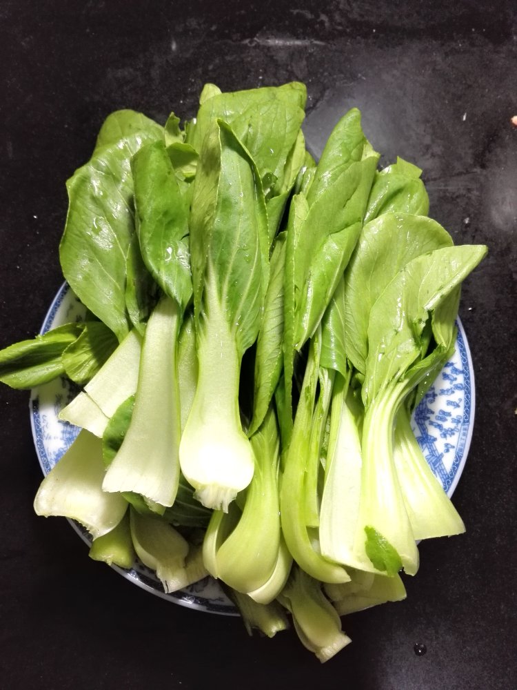 白蘑菇扒油菜步骤4