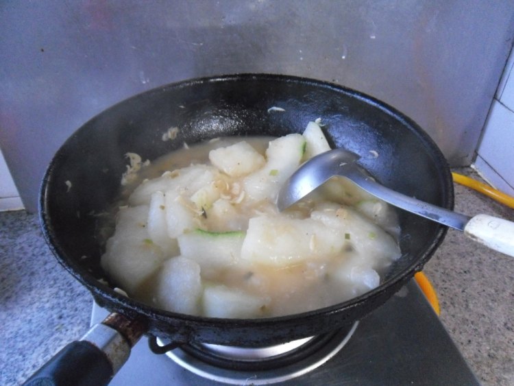 虾皮烧冬瓜步骤10