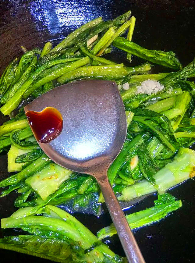 蚝油油麦菜步骤5