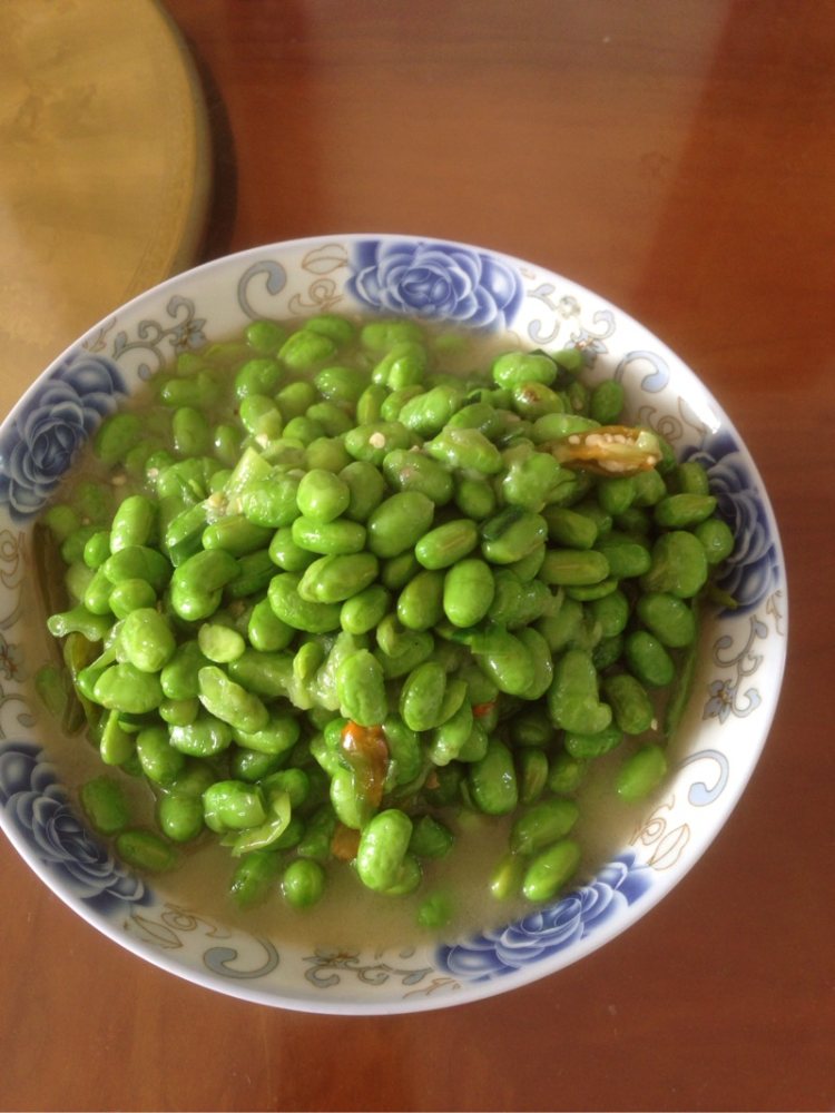 炒毛豆粒步骤5