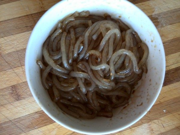 豆角炖粉条步骤4