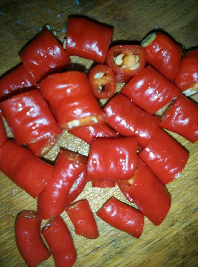 肉泥长豆角炒茄子步骤6