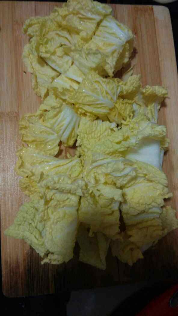 白菜炒通心菜步骤3