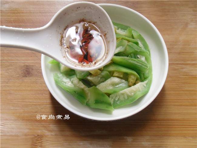 泡椒蒸丝瓜步骤9