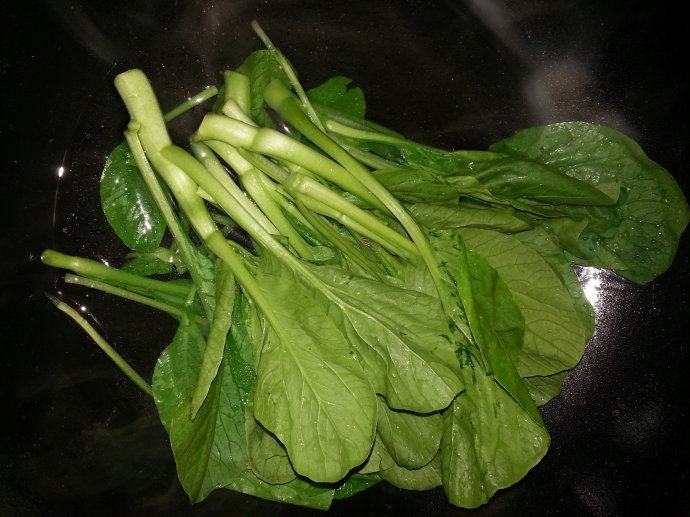 油泼油菜心步骤3