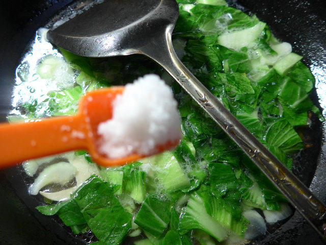 青菜小素鸡羹步骤5