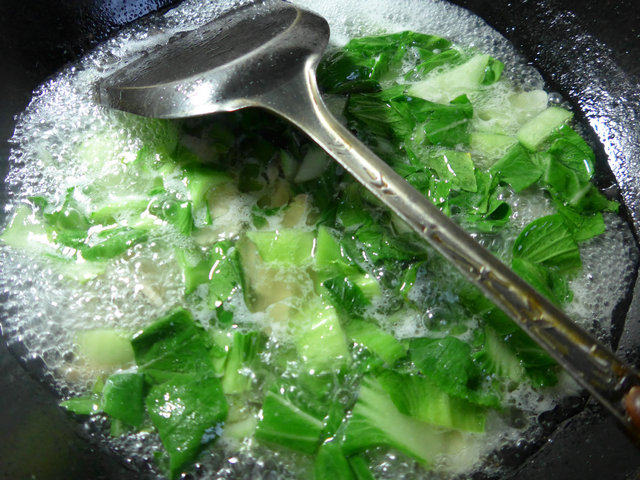 青菜小素鸡羹步骤4