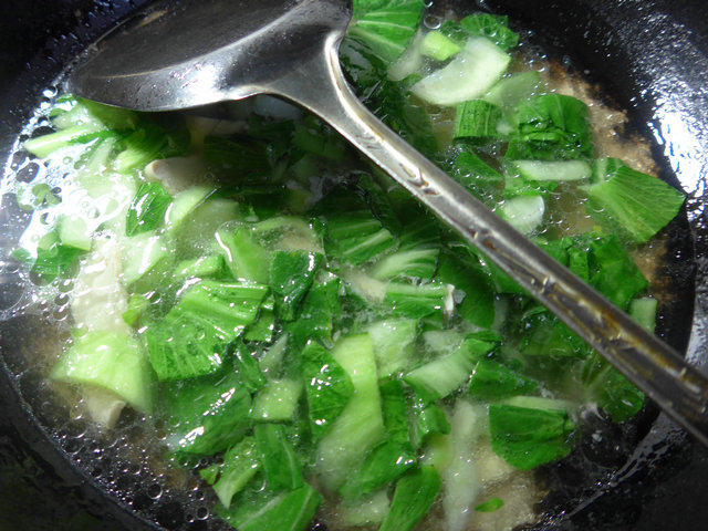 青菜小素鸡羹步骤7