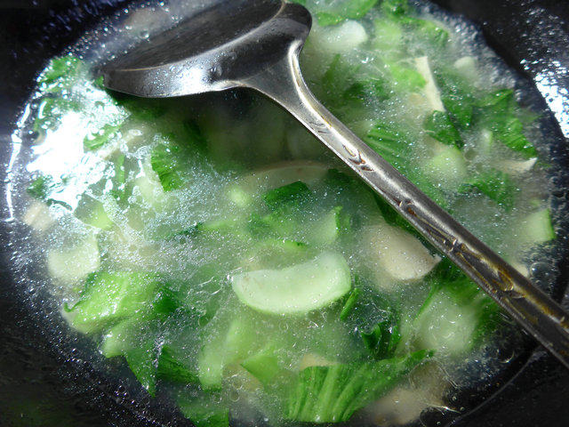 青菜小素鸡羹步骤9