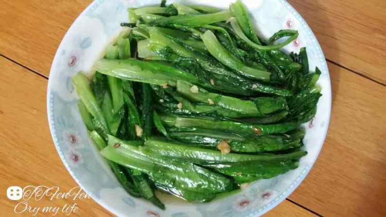 蒜蓉油麦菜步骤7
