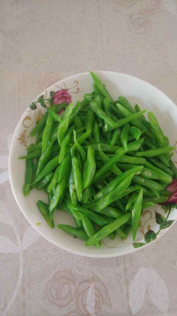 清炒豆角步骤2