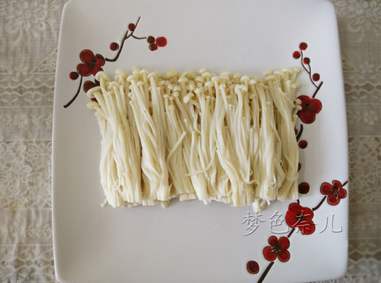 蚝汁金针菇步骤5