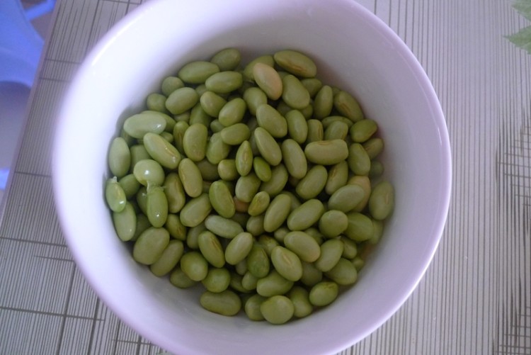 毛豆香干丁步骤3