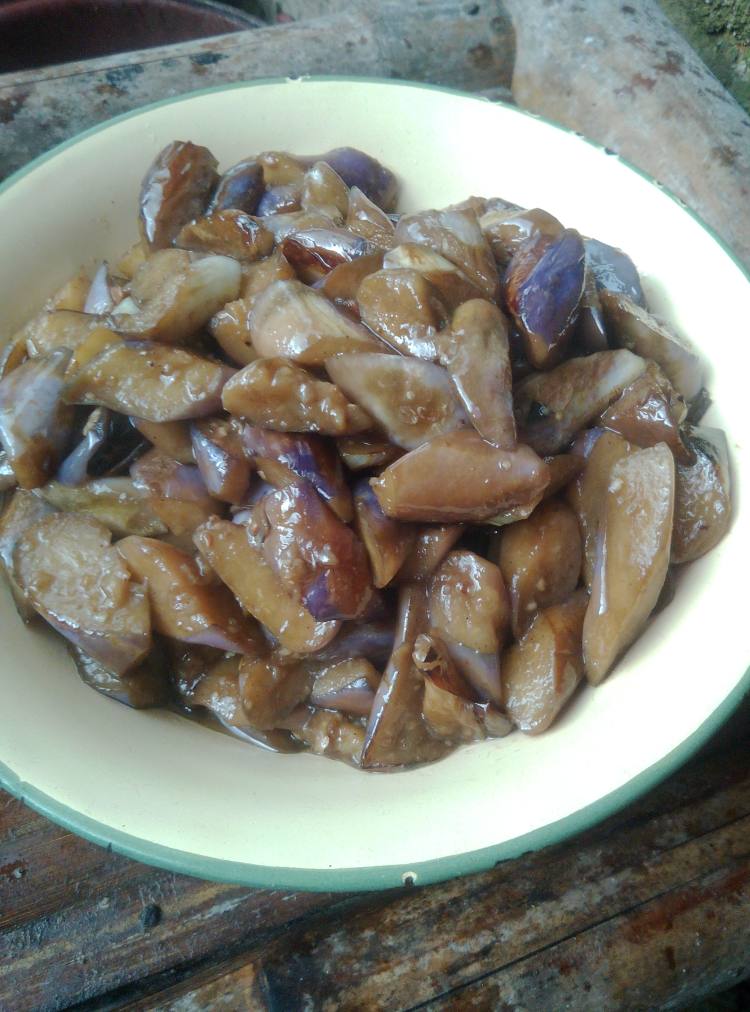 豆瓣酱炒茄子步骤6