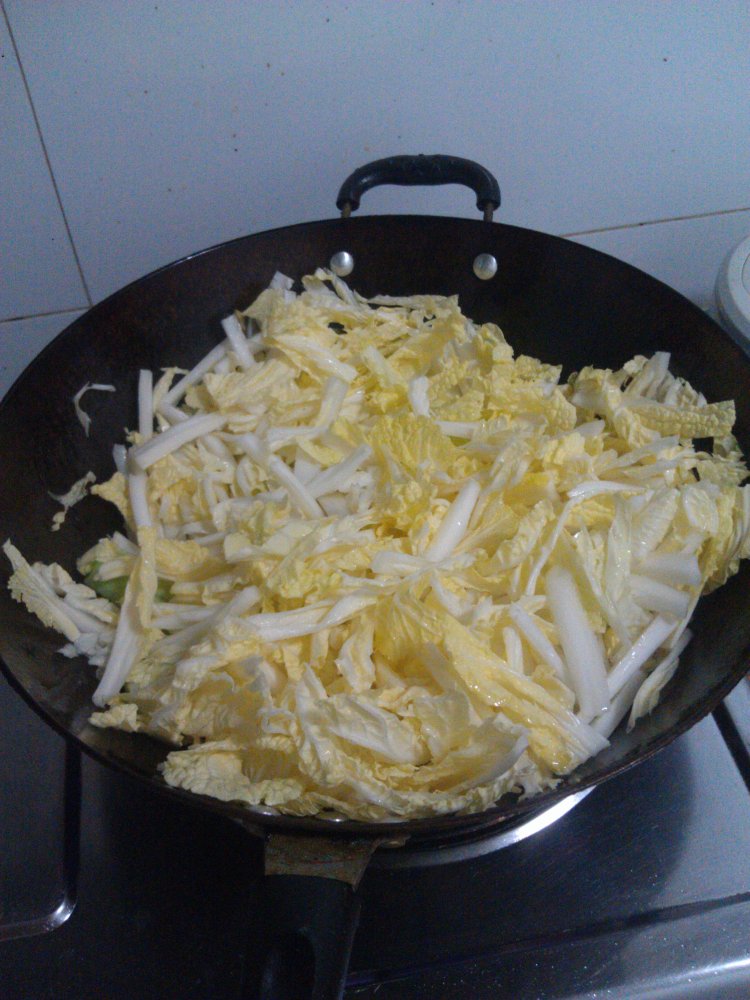 白菜炖豆腐步骤6