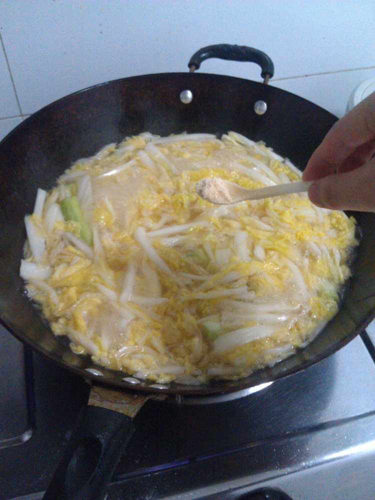 白菜炖豆腐步骤10