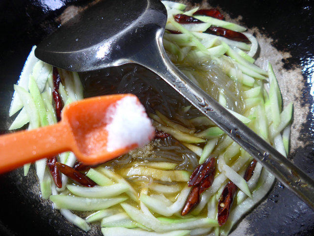 夜开花炒粉条步骤11