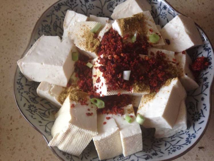 油浇北豆腐步骤4