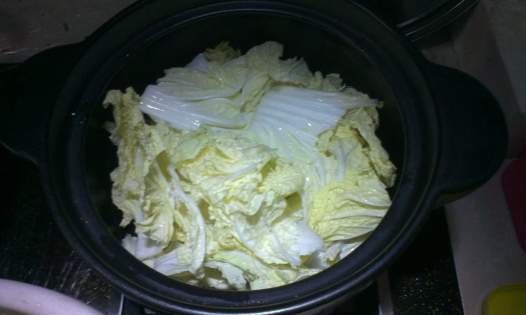 砂锅白菜酱豆腐步骤7
