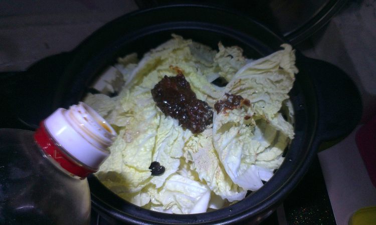 砂锅白菜酱豆腐步骤9