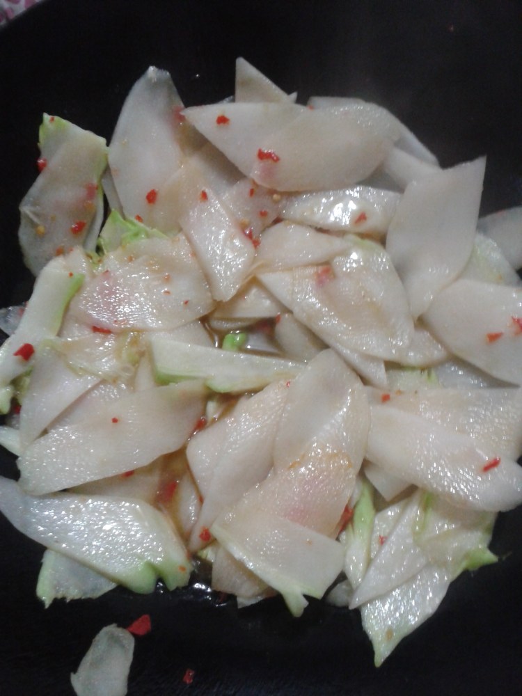 辣炒菜头步骤3