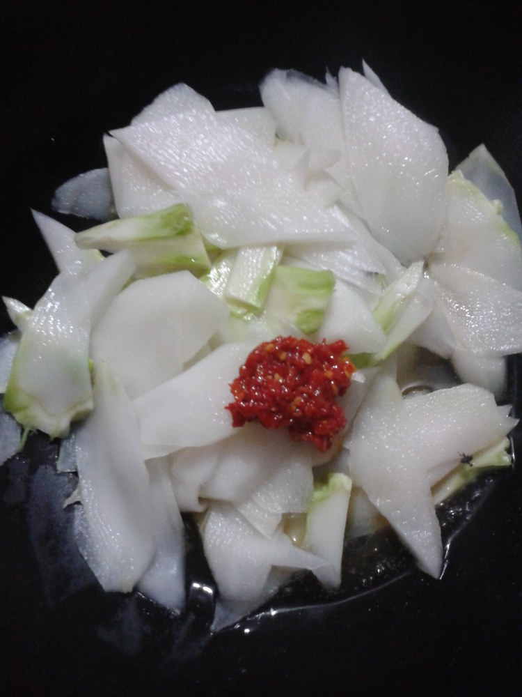 辣炒菜头步骤2