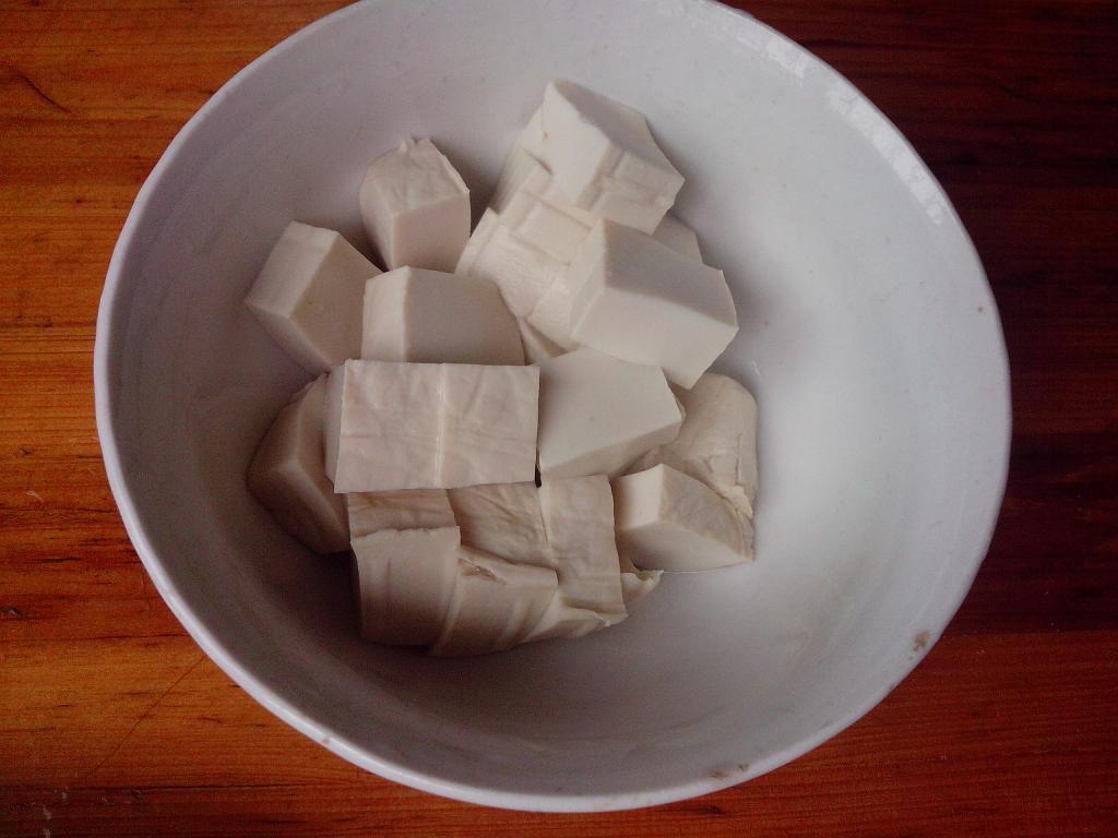 油麦菜烧豆腐步骤3