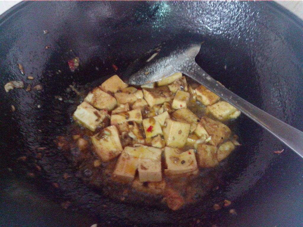 油麦菜烧豆腐步骤8