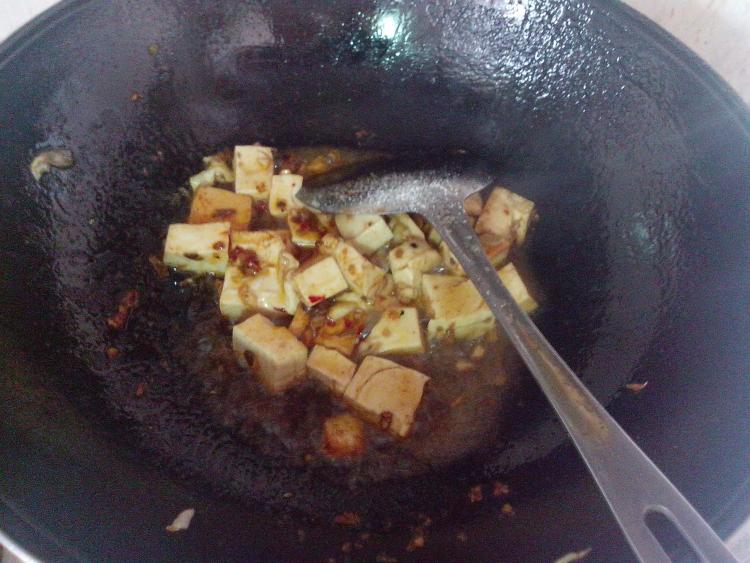 油麦菜烧豆腐步骤7