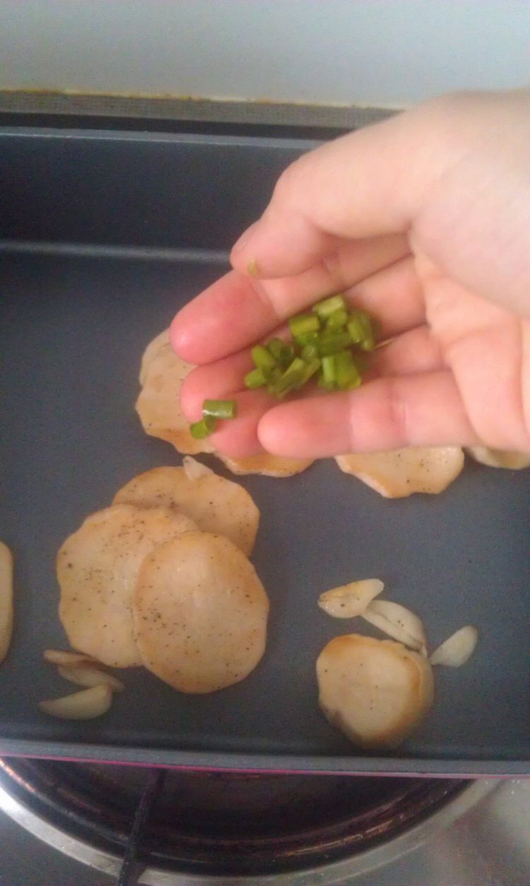 盐煎杏鲍菇步骤8