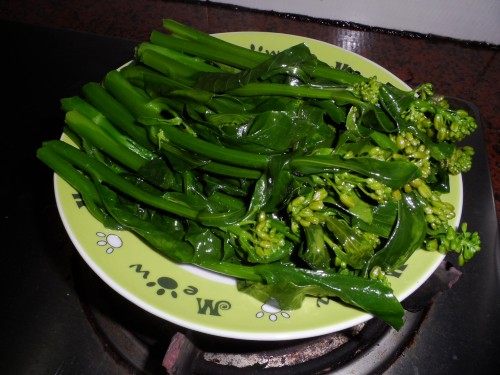 白灼芥蓝步骤4