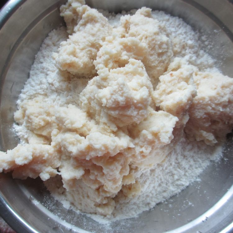 豆渣葱饼步骤2