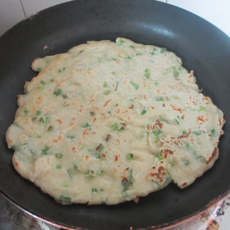 豆渣葱饼步骤9