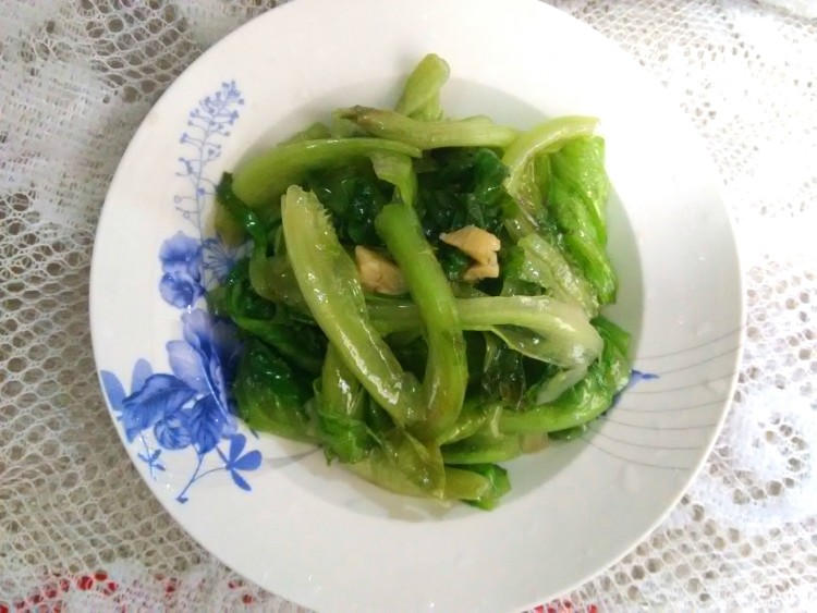 炝拌生菜步骤7