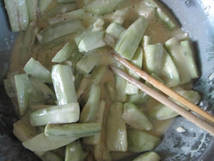 糖醋茄条步骤7