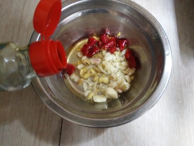巧拌鱼香茄子步骤9