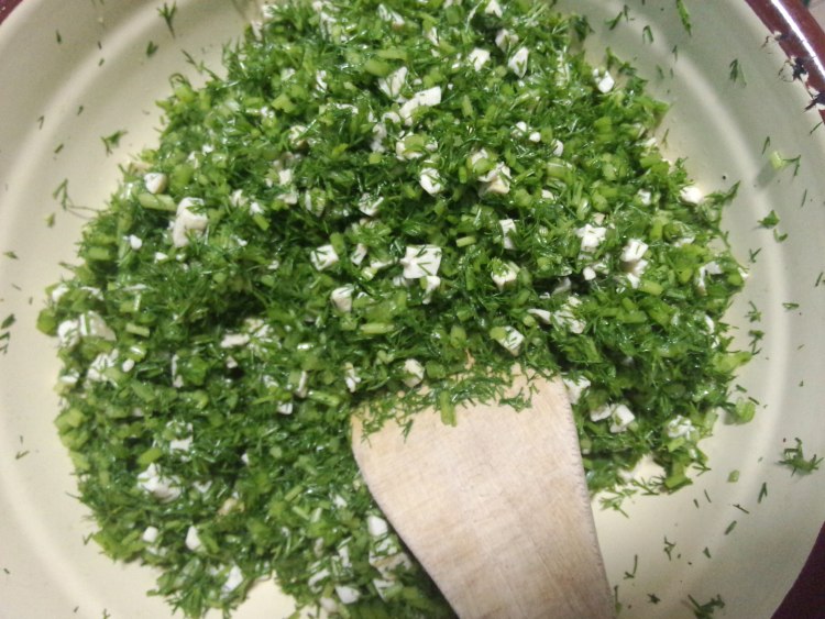 茴香苗菜饼步骤5