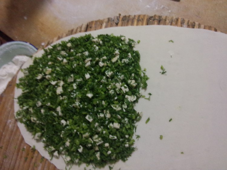 茴香苗菜饼步骤8