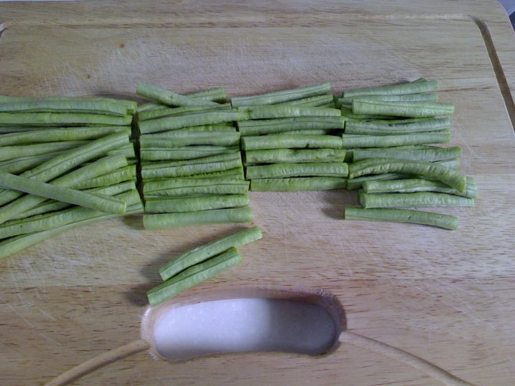 芝麻酱拌豆角步骤2
