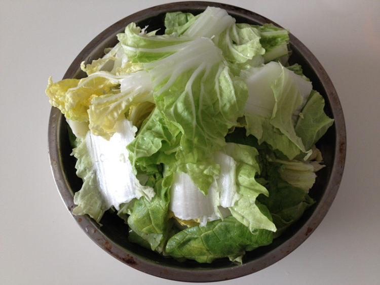 蚝油玉白菜步骤1
