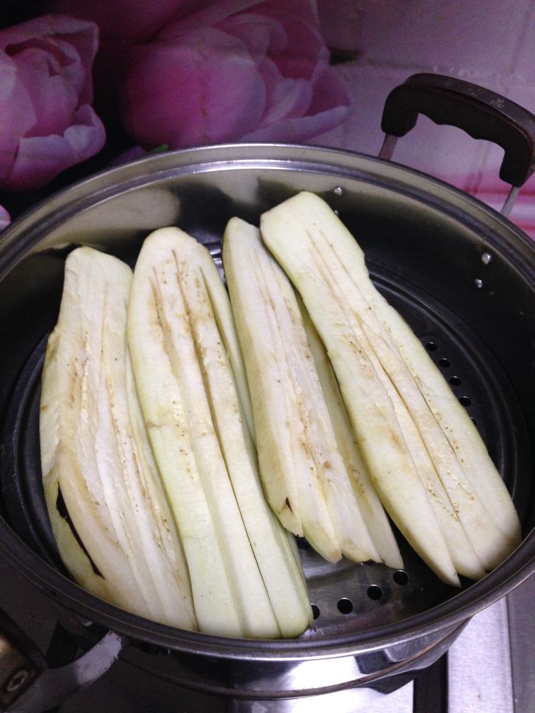 烤辣椒拌茄子步骤2