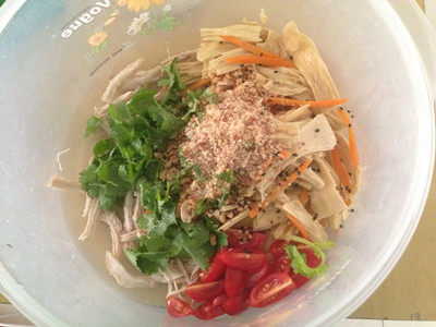 腐竹拌鸡丝#新鲜从这步骤12