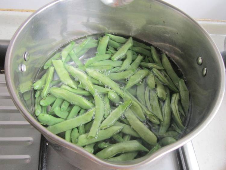 凉拌四季豆步骤3