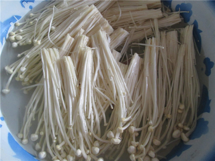 炝拌金针菇步骤4