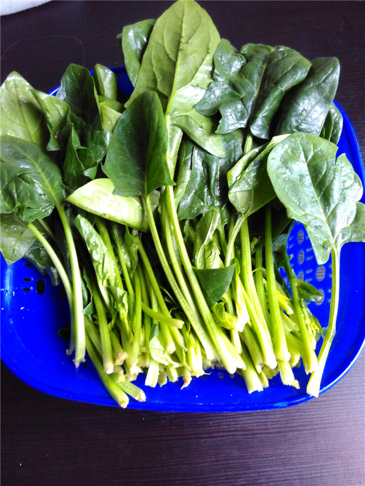 清爽菠菜塔#多效护理步骤2