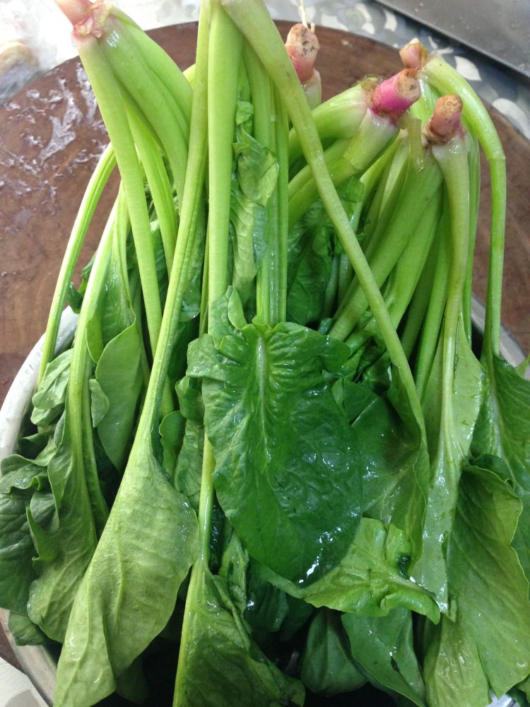 菠菜疙瘩步骤1