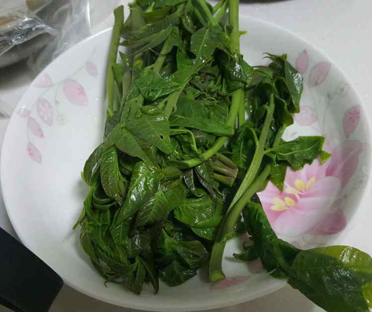 豌豆香椿豆步骤4