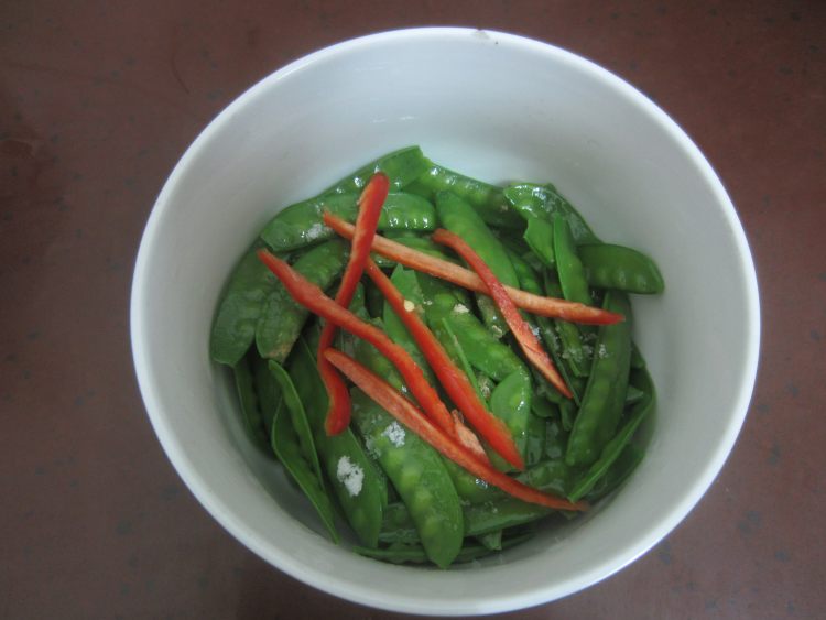 凉拌荷兰豆步骤8
