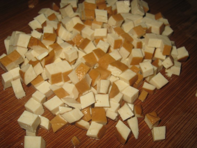 香椿拌豆干步骤2