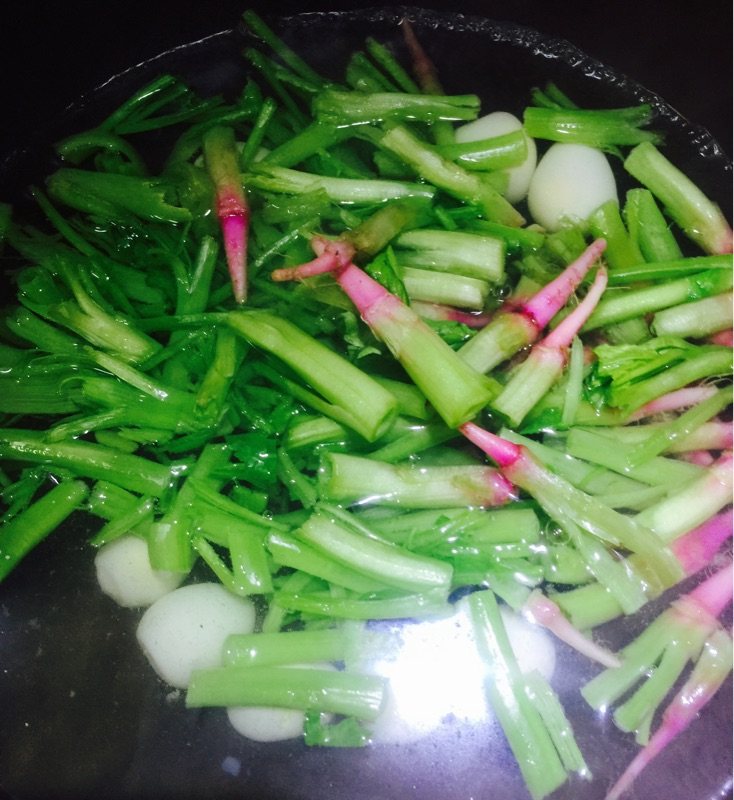 凉拌菠菜根粉皮步骤5